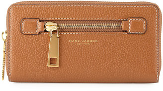 Marc Jacobs Gotham Leather Continental Wallet, Maple Tan