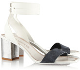 Thumbnail for your product : Pedro Garcia Xola leather and suede sandals