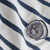 Thumbnail for your product : Burberry Pallas Heads Motif Breton Stripe Cotton Top
