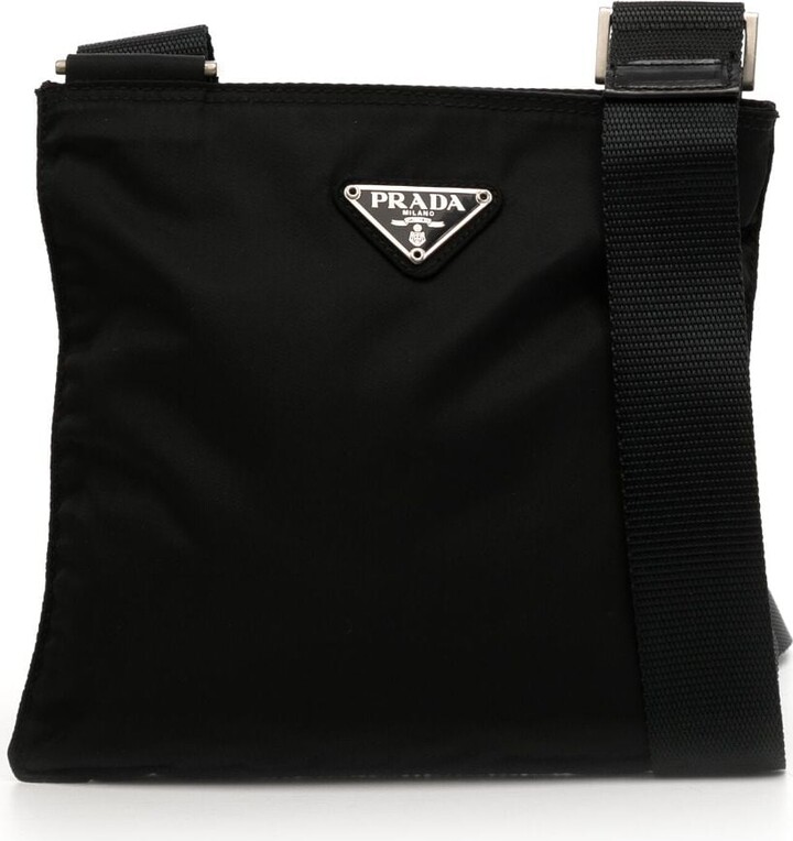 Prada Pre-owned Grace Lux Messenger Bag - Black