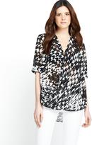 Thumbnail for your product : Definitions Wrap Front Printed Blouse