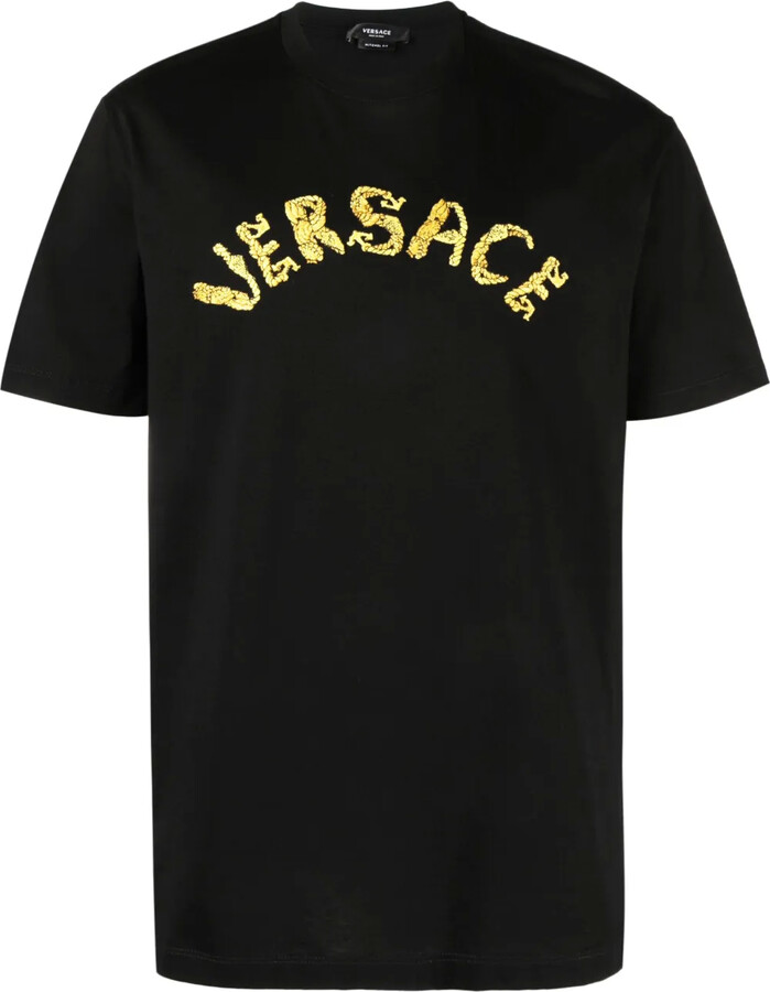 Versace Seashell Baroque cotton T-Shirt