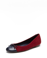 Thumbnail for your product : Delman Brook Contrast Ballet Flat