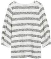 Thumbnail for your product : Chaus Diamond Marled Knit Stripe Sweater