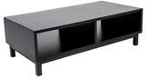 Thumbnail for your product : Wood Media Console White Wood Media Console