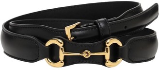 Gucci 2.3cm Horsebit Leather Belt
