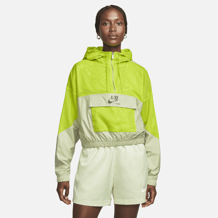 Nike Women's Sportswear Mesh Jacket in Green - ShopStyle