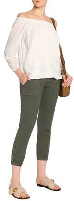 Joie Cropped Twill Tapered Pants