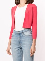 Thumbnail for your product : Paule Ka Open Front Cropped Cardigan