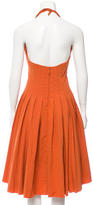 Thumbnail for your product : J. Mendel Gathered Halter Dress