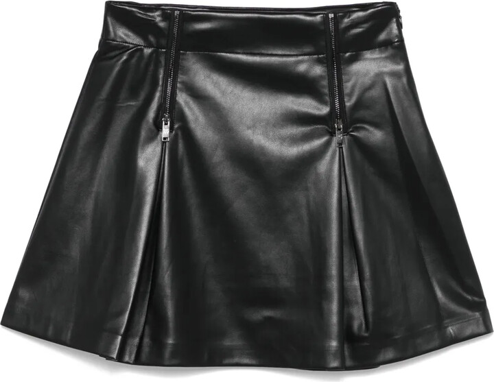 Pleated Mini Skirt