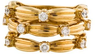 Tiffany & Co. Triple Row Diamond Ring