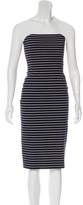 Thumbnail for your product : Michael Kors Striped Belted Dress Navy Striped Belted Dress