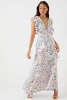 Thumbnail for your product : Next Womens Glamorous Floral Plunge Ruffle Dress