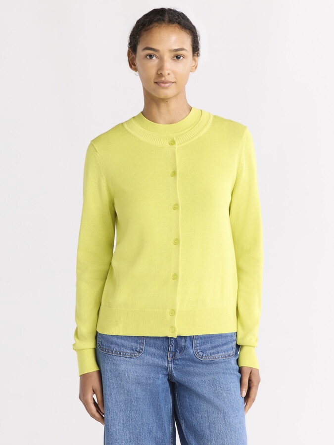 Free Assembly Women’s Crewneck Cardigan Sweater, Lightweight, Sizes XS-XXL
