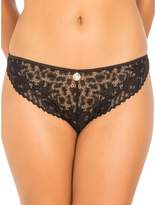 Thumbnail for your product : GUESS Lace Brazilian Panty