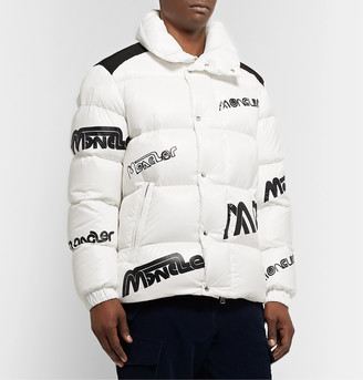MONCLER GENIUS 2 Moncler 1952 Quilted Logo-Print Glossed-Shell Down Jacket