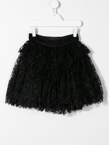 Thumbnail for your product : DSQUARED2 Floral Lace Tutu