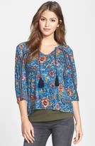 Thumbnail for your product : Lucky Brand 'Halle' Floral Print Top