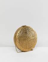 Thumbnail for your product : Park Lane Etched Metal Round Bag