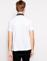 Thumbnail for your product : ASOS Smart Polo Shirt With Woven Trims