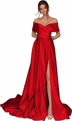 amazon red dresses uk