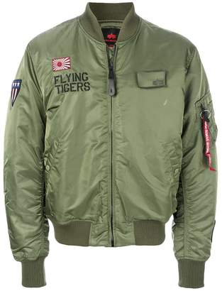 Alpha Industries tiger bomber jacket
