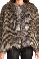 Thumbnail for your product : Naven Puffer Faux Fur Jacket