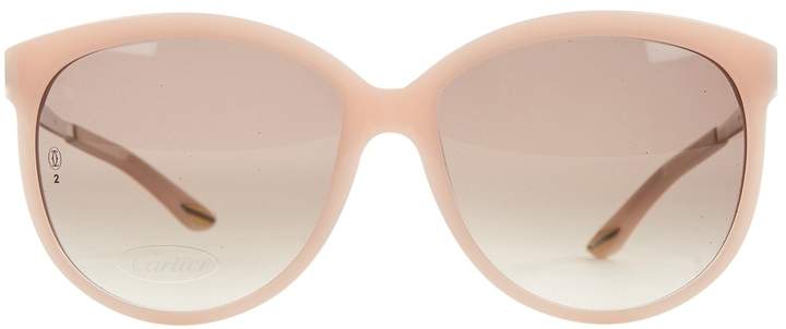 Cartier Pink Plastic Sunglasses