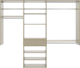 Grid 84" W Closet System Walk-In Sets