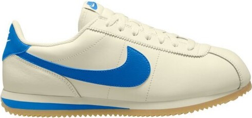 Men's Nike Cortez Sneakers 8 Regular Sail/Light Photo Blue/Gum Yellow