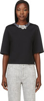 Thumbnail for your product : 3.1 Phillip Lim Navy Embellished Collar Blouse
