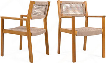 Rosecliff Heights Dining Chair Light Brown (Set Of 2)