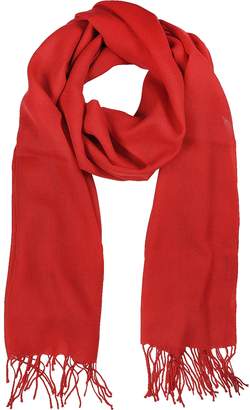 Mila Schon Red Wool and Cashmere Stole