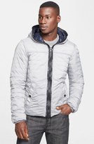 Thumbnail for your product : Duvetica 'Foco Erre' Reversible Hooded Quilted Down Jacket