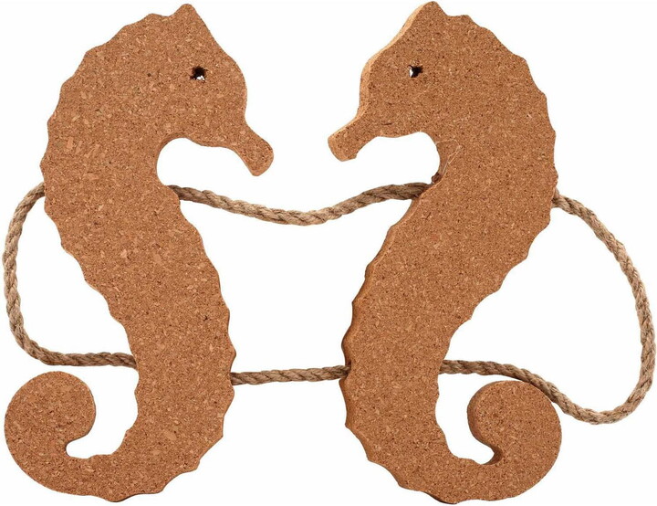 Thirstystone Shaped Cork, Rope Trivet, Seahorses