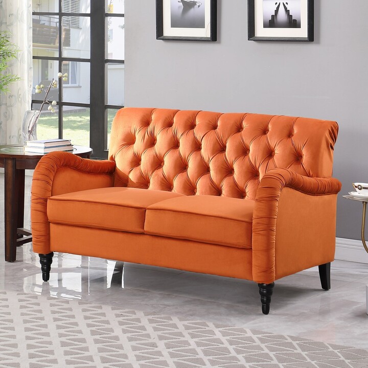 Modern and comfortable sofa with wood legs ShopStyle