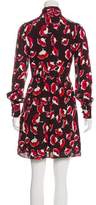 Thumbnail for your product : Milly Floral Silk Mini Dress