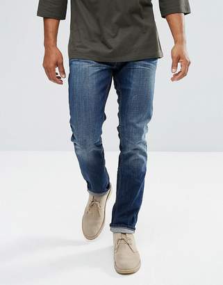 Bellfield Stone Washed Slim Fit Jeans