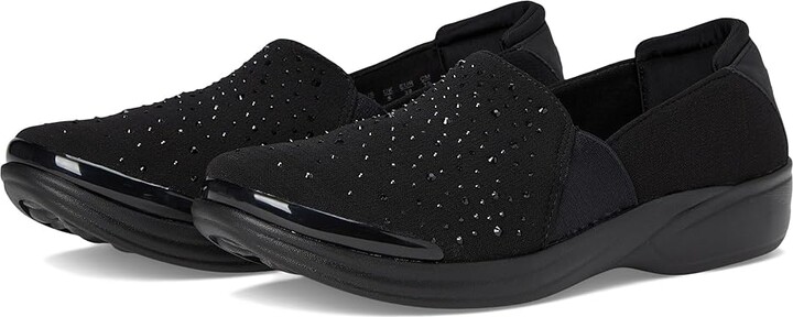 Bzees Poppyseed Women's Shoes Black Rhinestone : 9.5 M Textile
