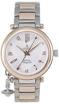 Thumbnail for your product : Vivienne Westwood Women's Silver Orb Rose Gold Watch