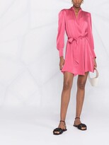 Thumbnail for your product : Forte Forte Tied-Waist Silk Wrap Dress