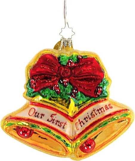 Christopher Radko ChristopherRadko4.0InchOurFirstChristmasBellsTreeOrnament,OrnamentChristmasBells(1PC)