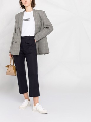 Nine In The Morning Lucy cropped straight-leg trousers