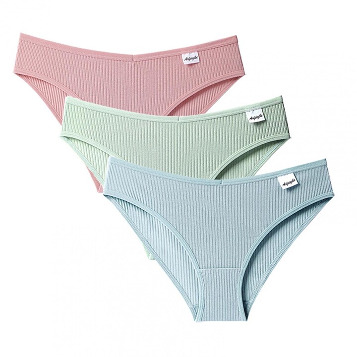 STKOOBQ Women Thongs Stretch Thong Panties 3 Pack Women's Premium ...
