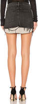 Thumbnail for your product : Alexander Wang DENIM x Hi Rise Shirttail Skirt.