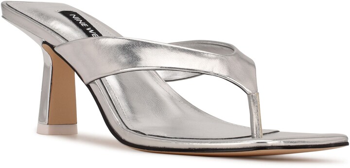 Nine West Silver Heeled Women's Sandals | Shop the world's largest 