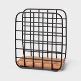 Thumbnail for your product : Threshold Iron and Mangowood Wire Napkin Holder Black