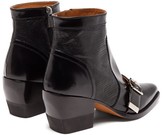 Thumbnail for your product : Chloé Rylee Buckled Leather Ankle Boots - Black