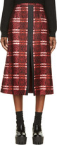 Thumbnail for your product : Mother of Pearl Red High-Vent Marlow Skirt